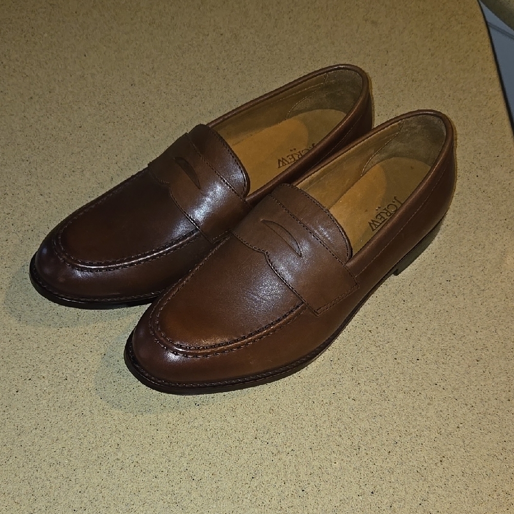 J. Crew Brown Leather Loafers
